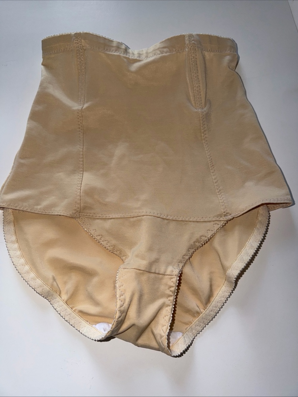 Crown-ette Size 32/XL Beige High Waist Panty Shaper Shapewear 1199 USA MADE